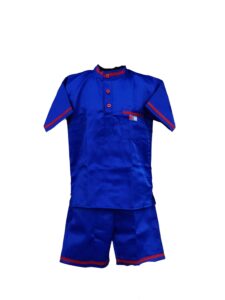 Kitchen suit royal blue