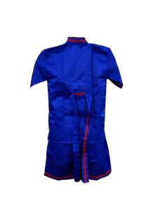 Kitchen suit royal blue back