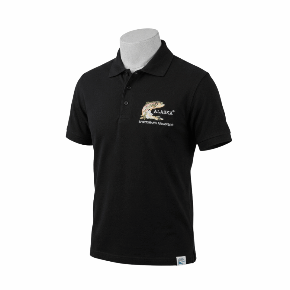 Alaska Golf Shirt - Black