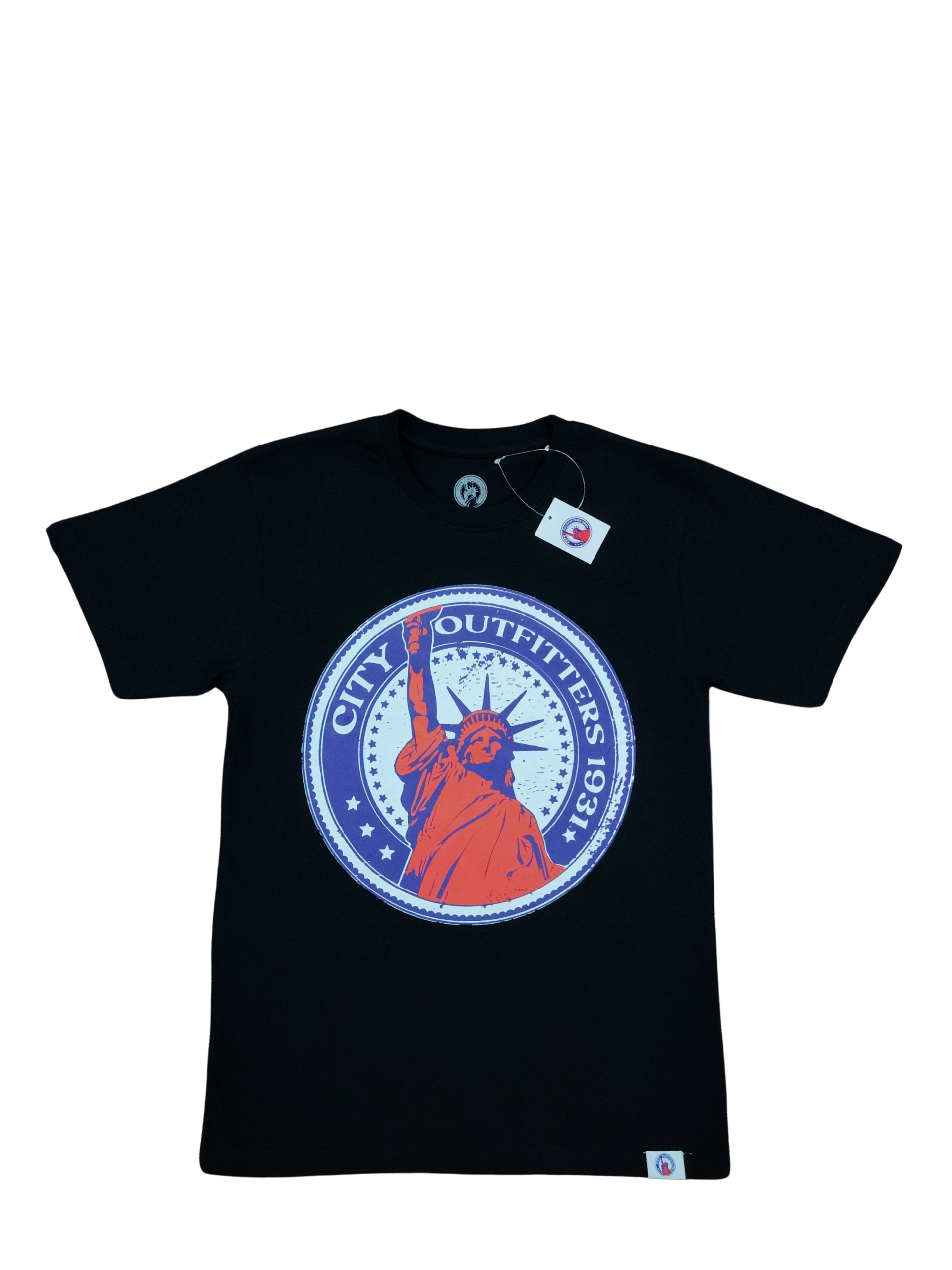 city logo tee black